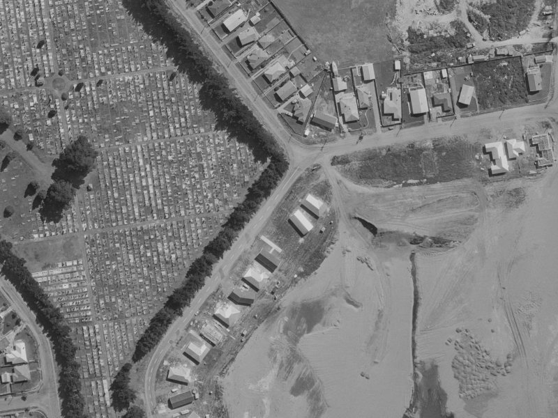 132 McGregors Road from the air, 1970-1974