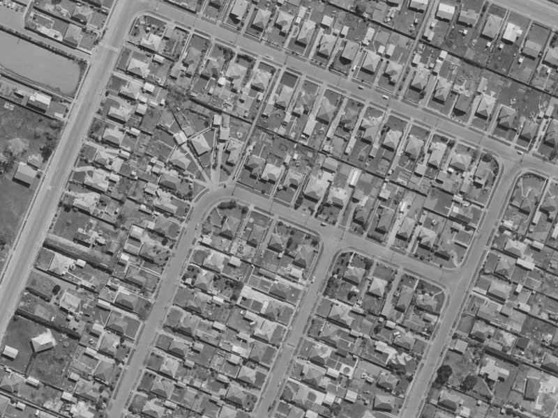 44 Tauiwi Crescent from the air, 1970-1974