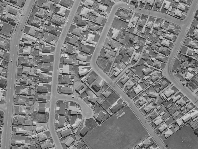 65 Colman Avenue from the air, 1970-1974