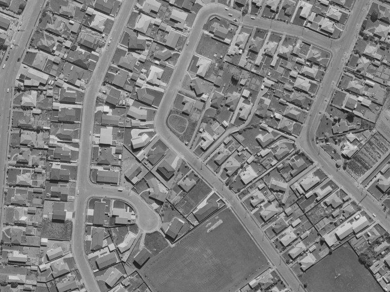 70E Colman Avenue from the air, 1970-1974