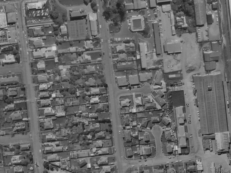 2A Kipax Place from the air, 1970-1974