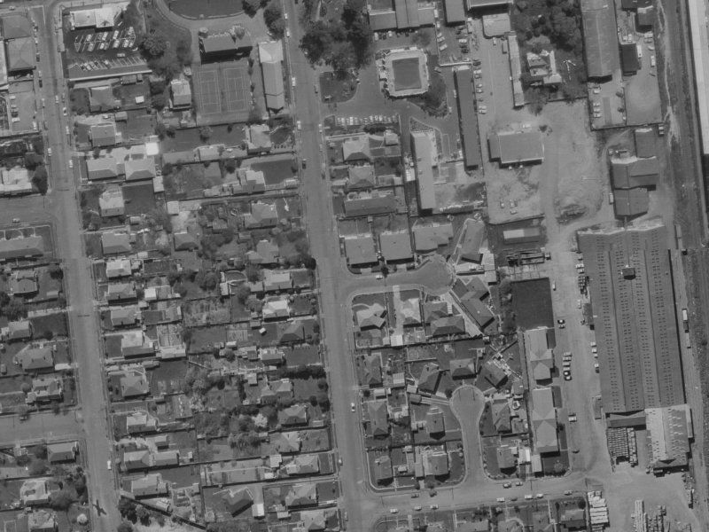 2 Kipax Place from the air, 1970-1974