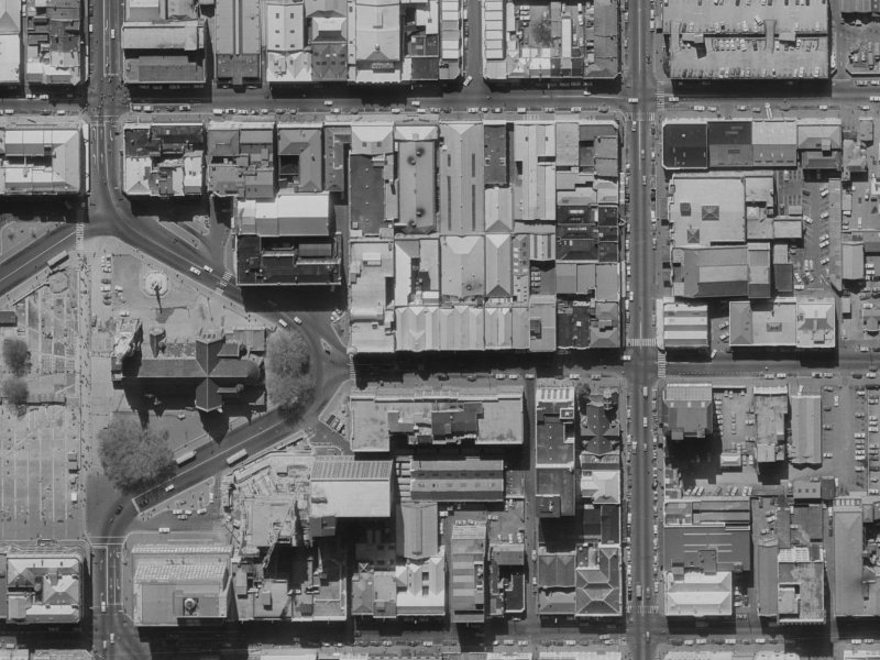 107 Worcester Street from the air, 1970-1974