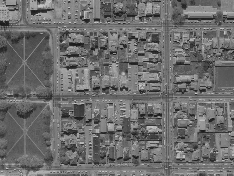 205B Worcester Street from the air, 1970-1974