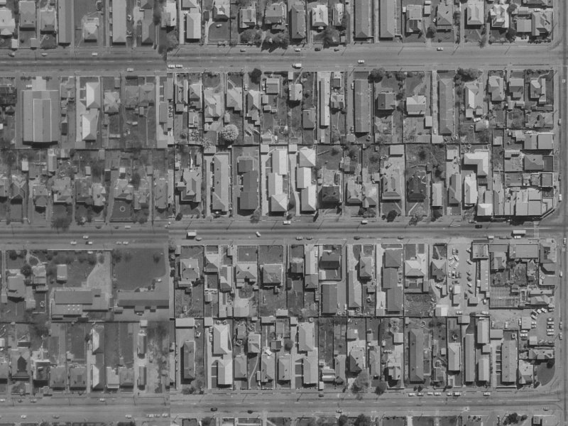 355 Worcester Street from the air, 1970-1974