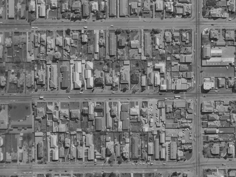 369 Worcester Street from the air, 1970-1974