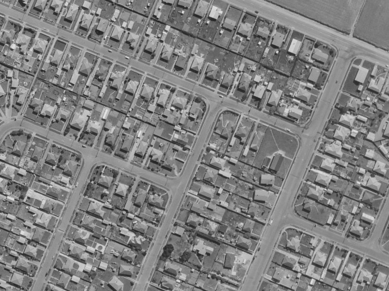 65 Manurere Street from the air, 1970-1974