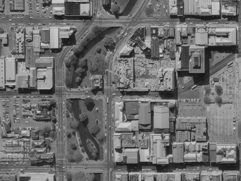 85 Worcester Street from the air, 1970-1974