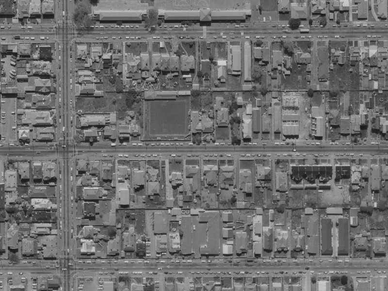 236 Worcester Street from the air, 1970-1974