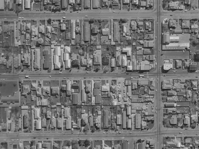 371 Worcester Street from the air, 1970-1974