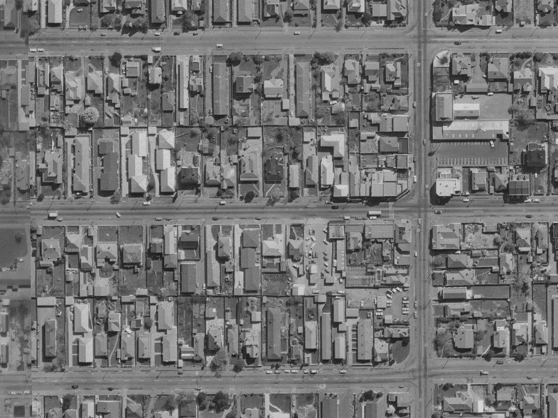 379 Worcester Street from the air, 1970-1974