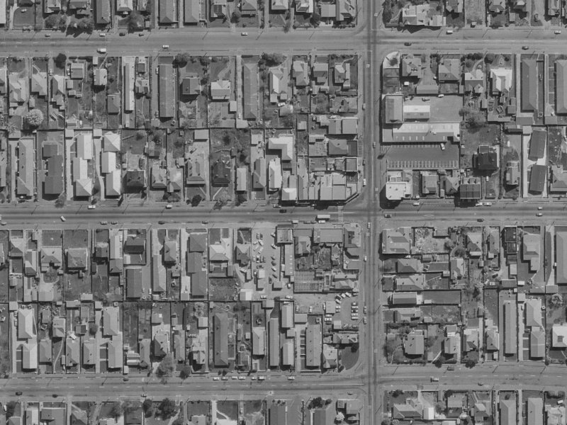 387 Worcester Street from the air, 1970-1974