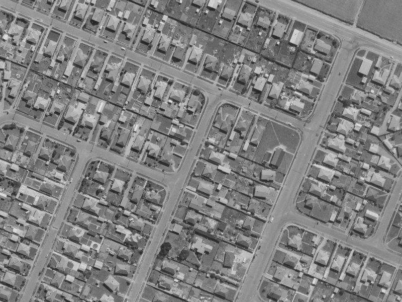 74 Manurere Street from the air, 1970-1974