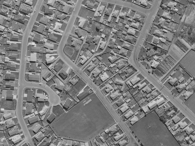 58 Colman Avenue from the air, 1970-1974