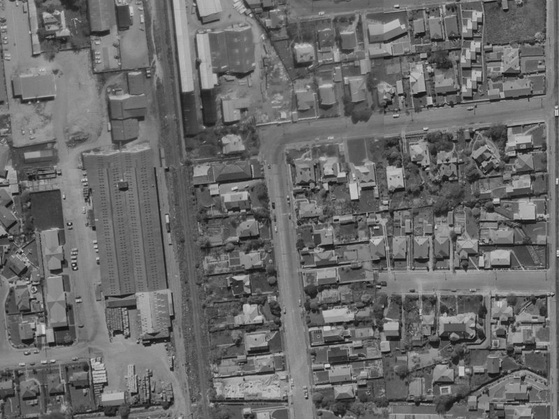 68 Brockworth Place from the air, 1970-1974