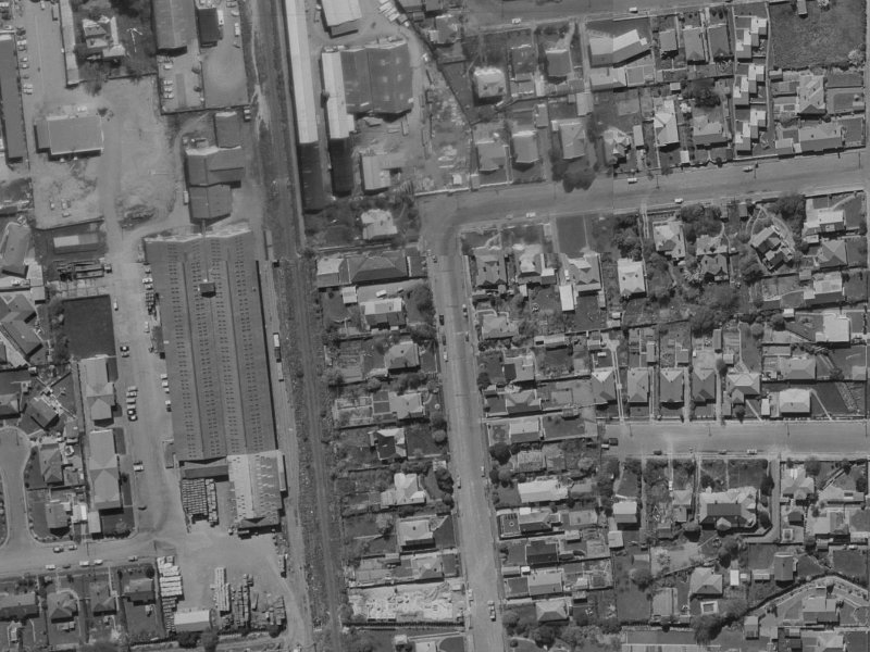 74 Brockworth Place from the air, 1970-1974