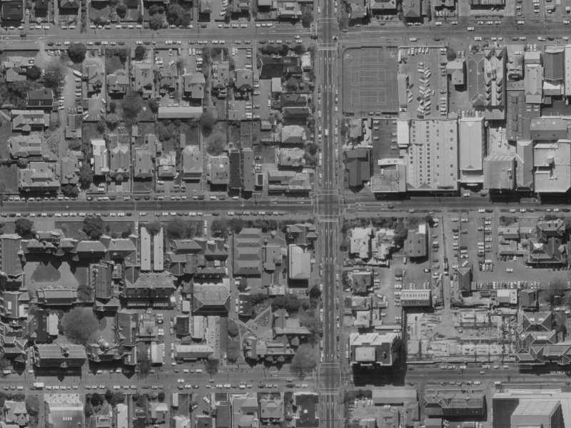 6 Worcester Street from the air, 1970-1974