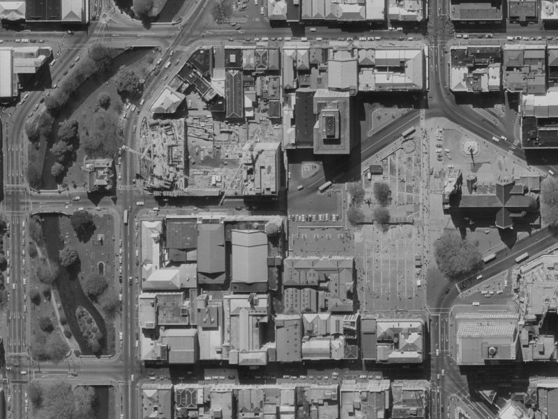 7 Chancery Lane from the air, 1970-1974