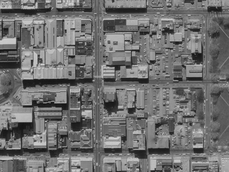 128 Worcester Street from the air, 1970-1974