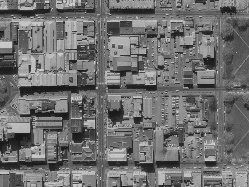 132 Worcester Street from the air, 1970-1974