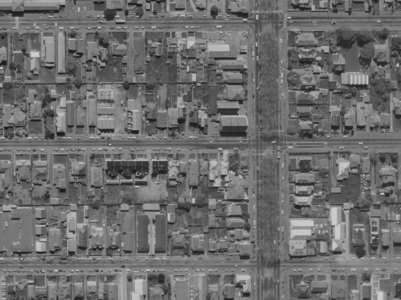 278 Worcester Street from the air, 1970-1974