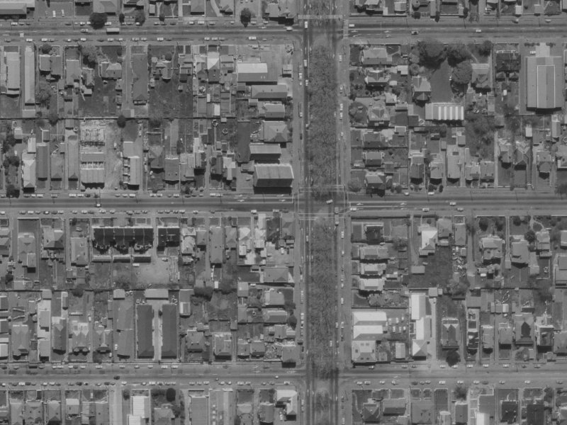 167 Fitzgerald Avenue from the air, 1970-1974