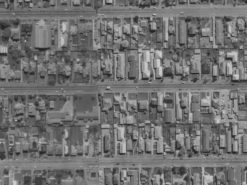 340 Worcester Street from the air, 1970-1974