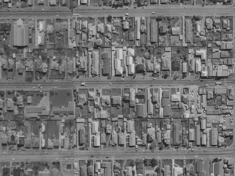370 Worcester Street from the air, 1970-1974