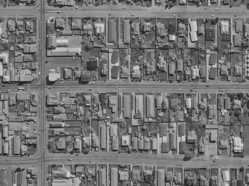 410 Worcester Street from the air, 1970-1974