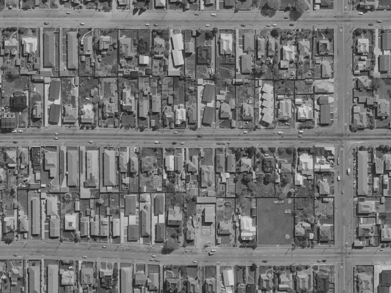 438 Worcester Street from the air, 1970-1974