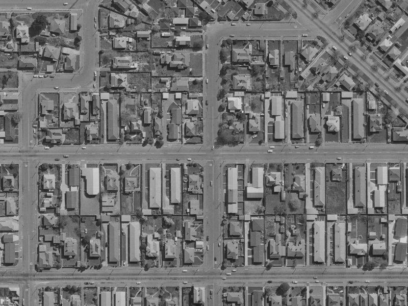 500 Worcester Street from the air, 1970-1974