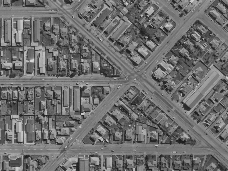 562 Worcester Street from the air, 1970-1974