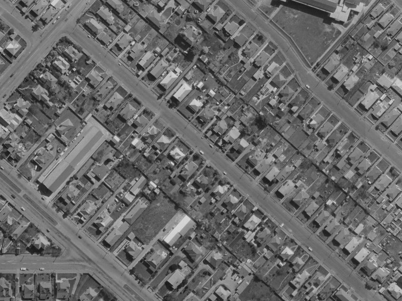 38 Norwich Street from the air, 1970-1974