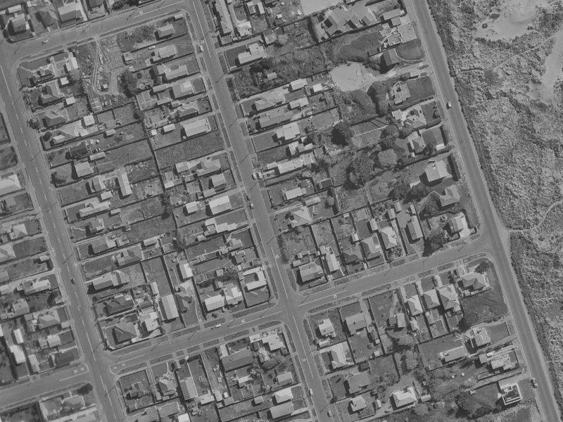 287 Pine Avenue from the air, 1970-1974