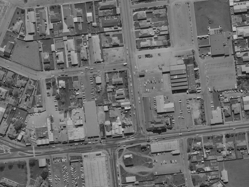 3 Waimairi Road from the air, 1970-1974