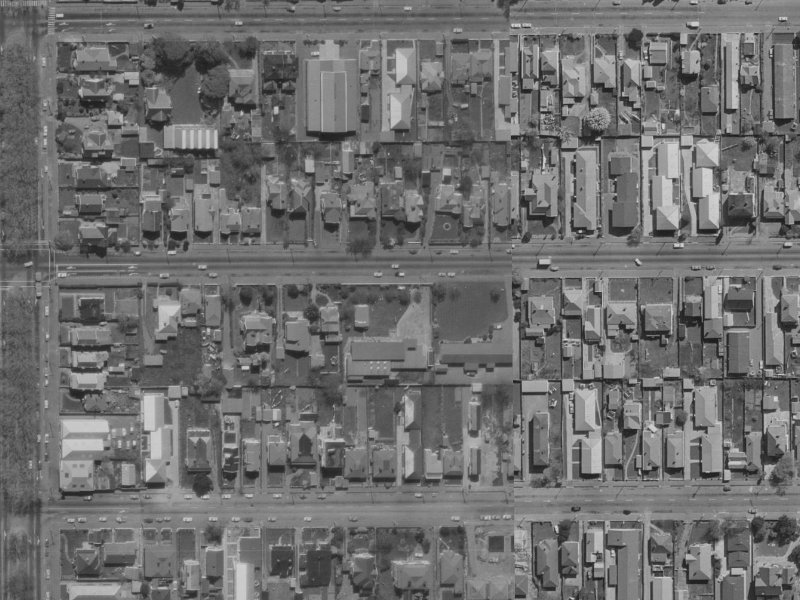 314 Worcester Street from the air, 1970-1974