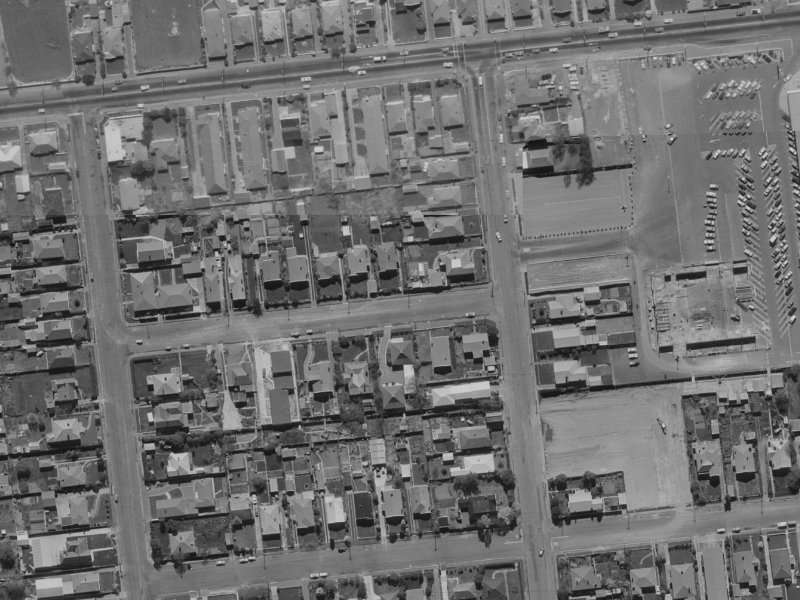 4A Dallas Street from the air, 1970-1974