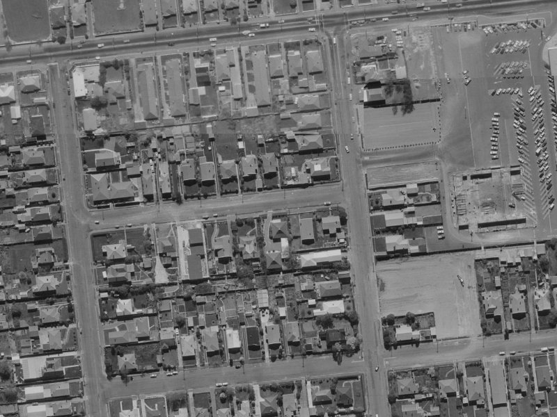 5A Dallas Street from the air, 1970-1974