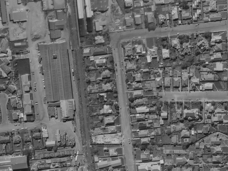 63 Brockworth Place from the air, 1970-1974