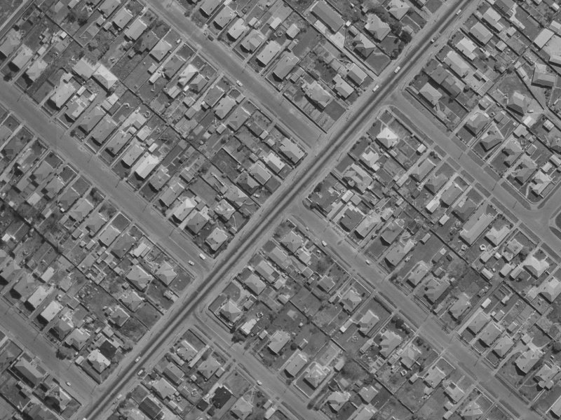 40-44 Buckleys Road from the air, 1970-1974