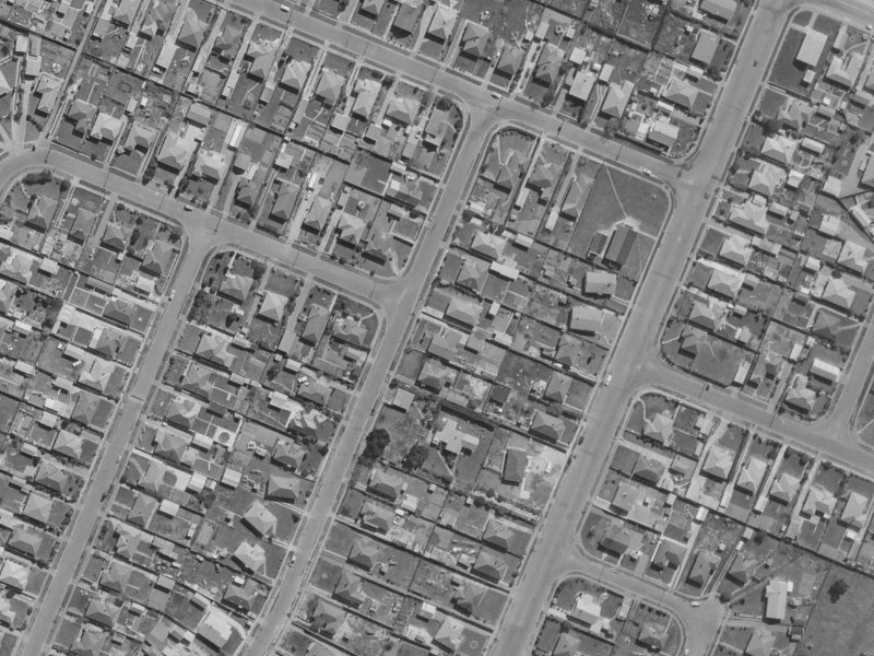 68 Manurere Street from the air, 1970-1974