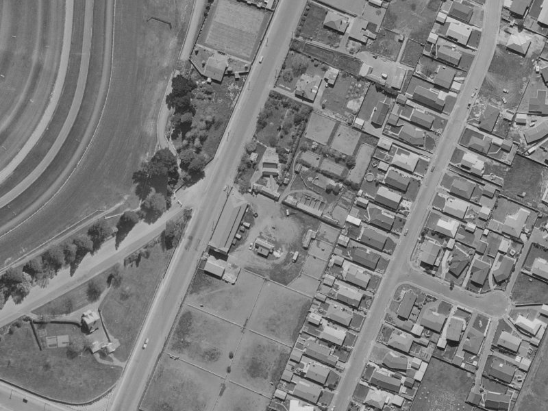 Chokebore Place from the air, 1970-1974