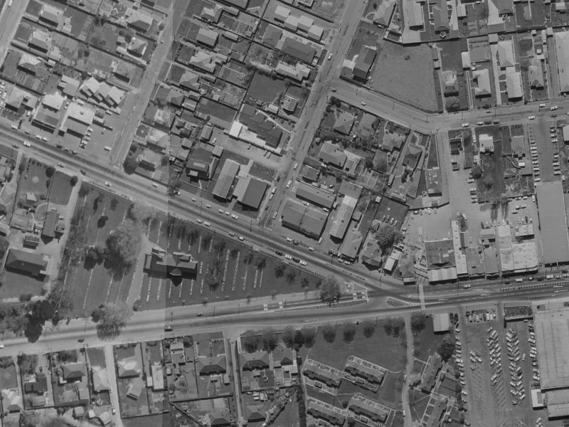 14 Yaldhurst Road from the air, 1970-1974