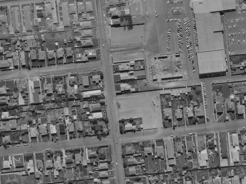 110 Matipo Street from the air, 1970-1974