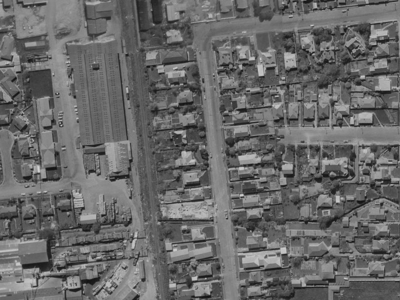 66 Brockworth Place from the air, 1970-1974