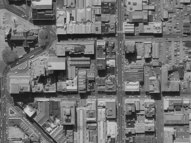 Tramway Lane from the air, 1970-1974