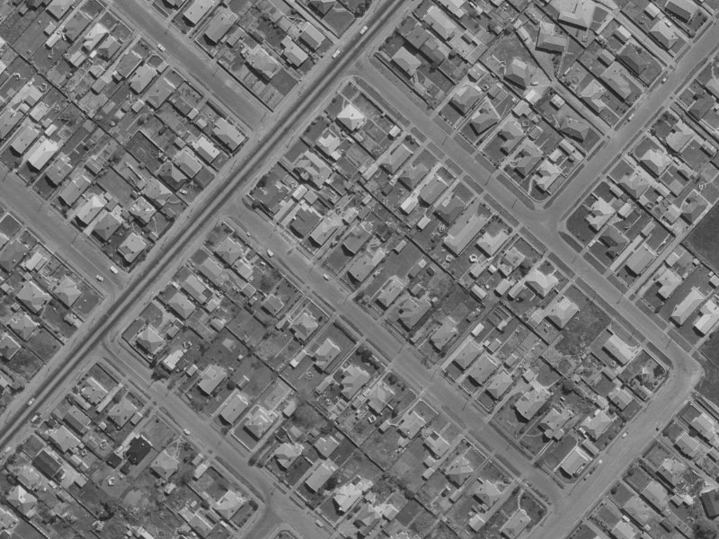 15 Russell Street from the air, 1970-1974