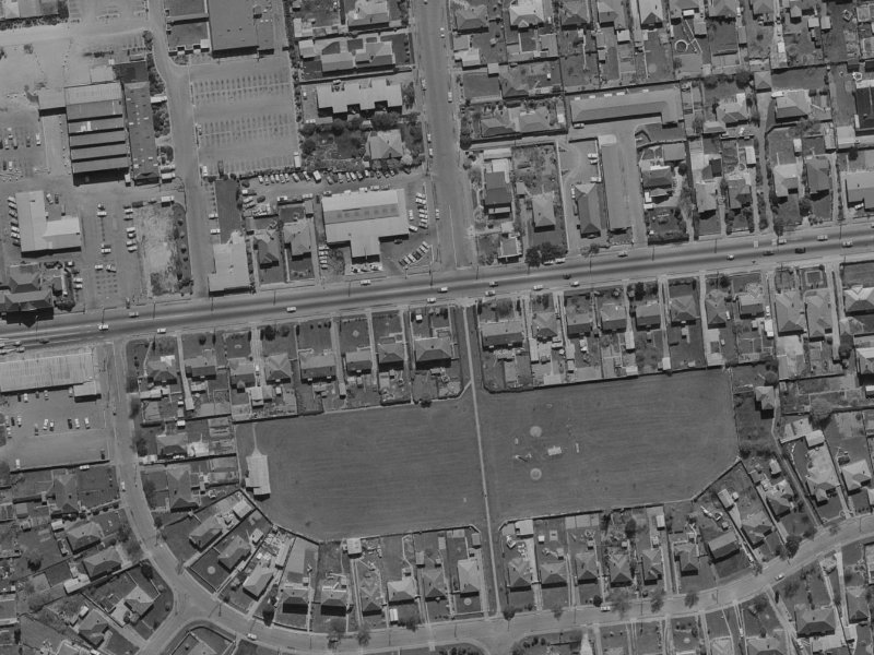333 Riccarton Road from the air, 1970-1974