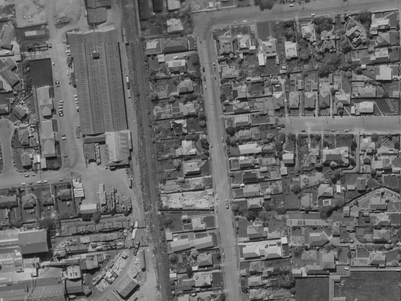 64 Brockworth Place from the air, 1970-1974