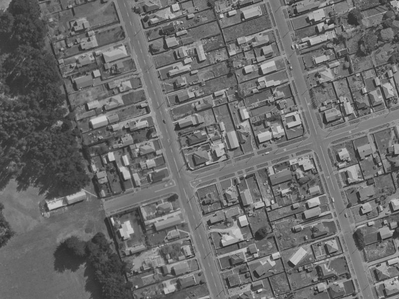 Jellicoe Street from the air, 1970-1974